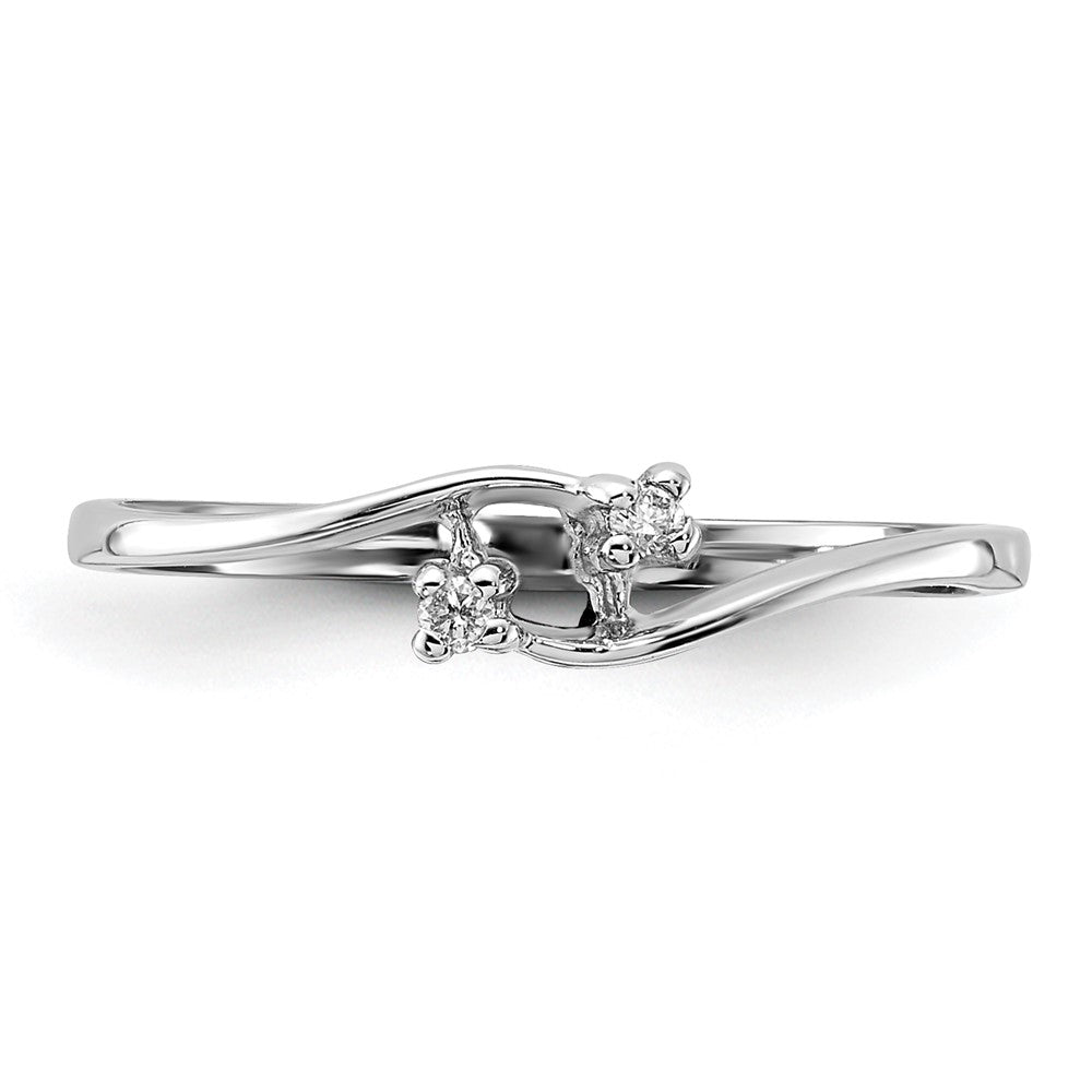 14k White Gold AAA Diamond ring