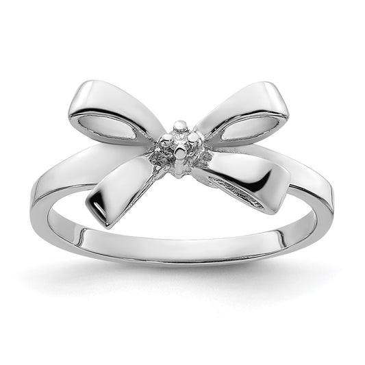 14k White Gold AAA Diamond ring