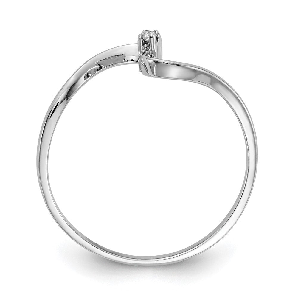 14k White Gold VS Diamond ring