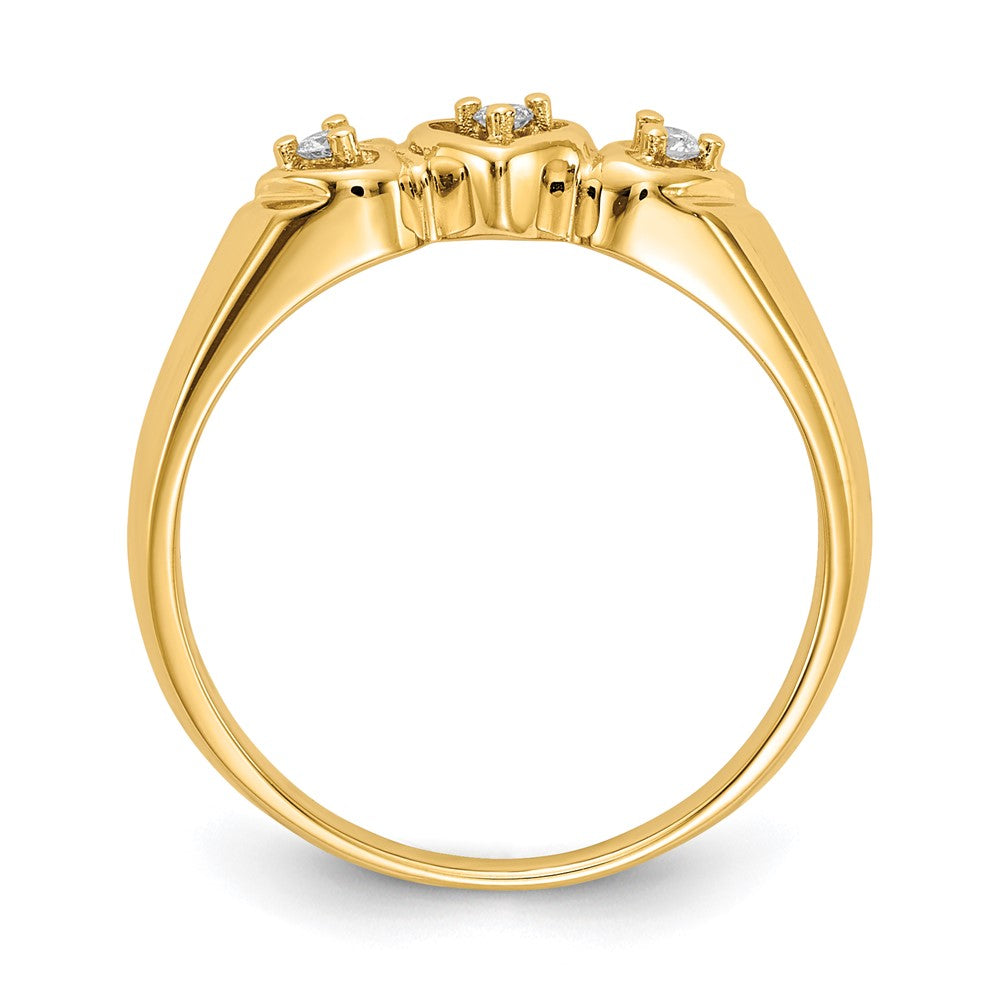 14k VS Diamond heart ring