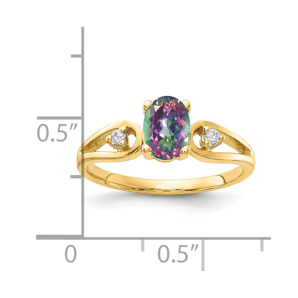 14k AA Diamond ring