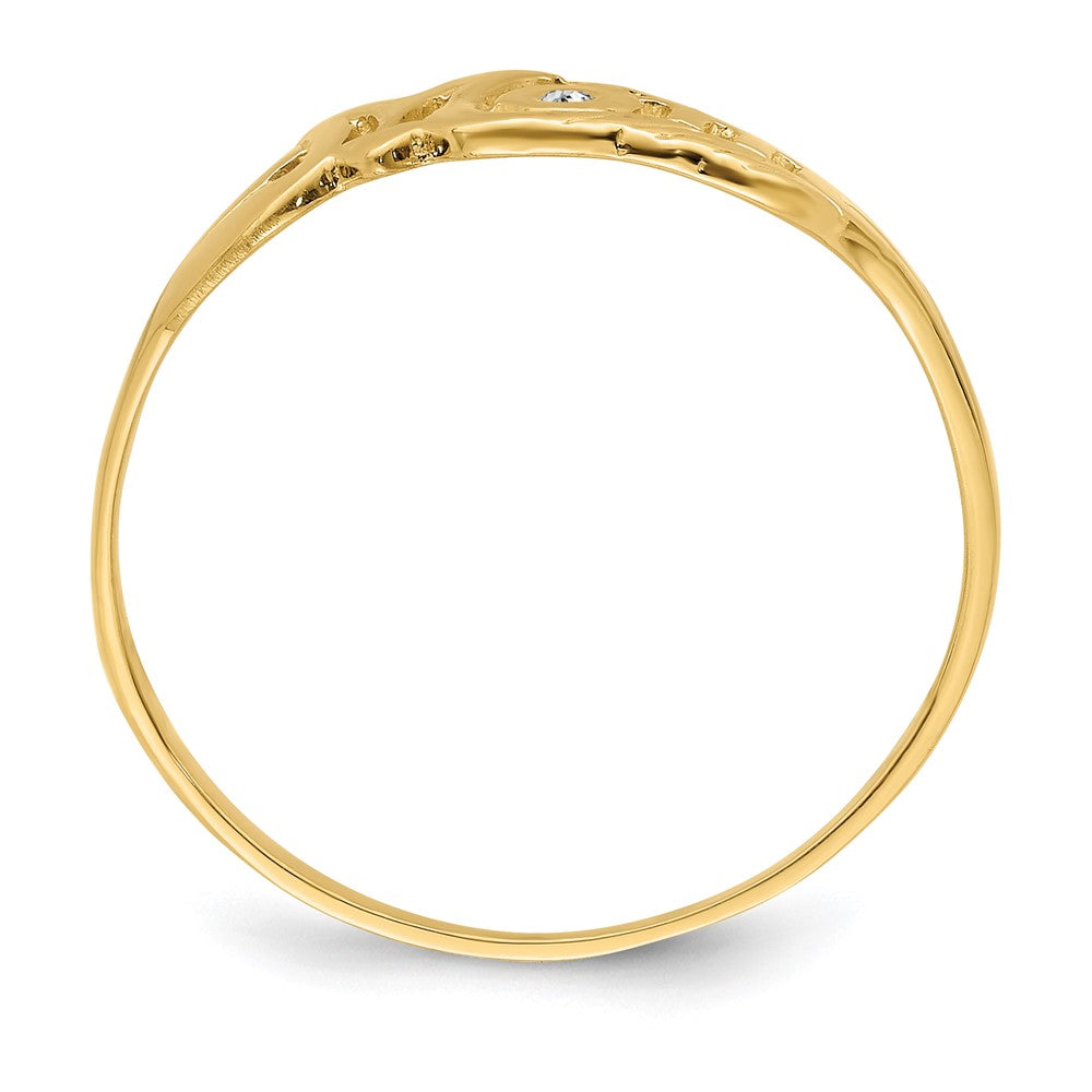 14k VS Diamond Mom Ring