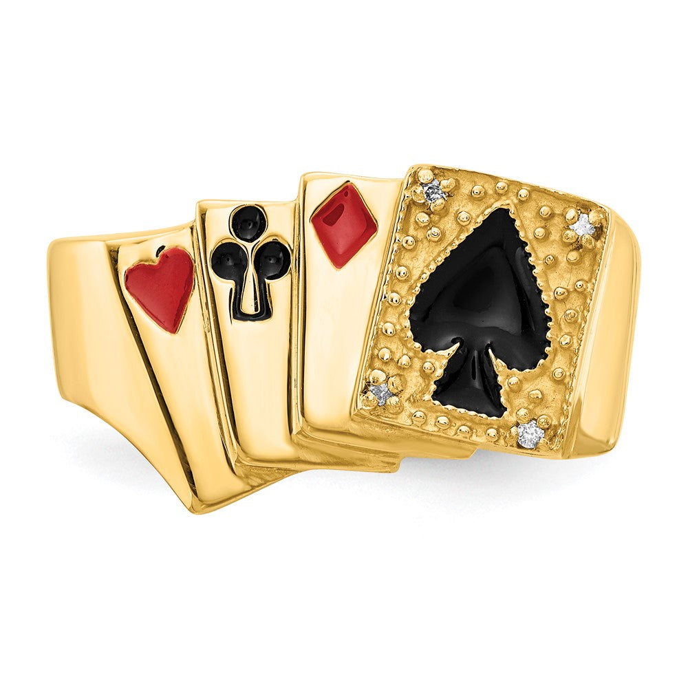 14k VS Diamond men's ring