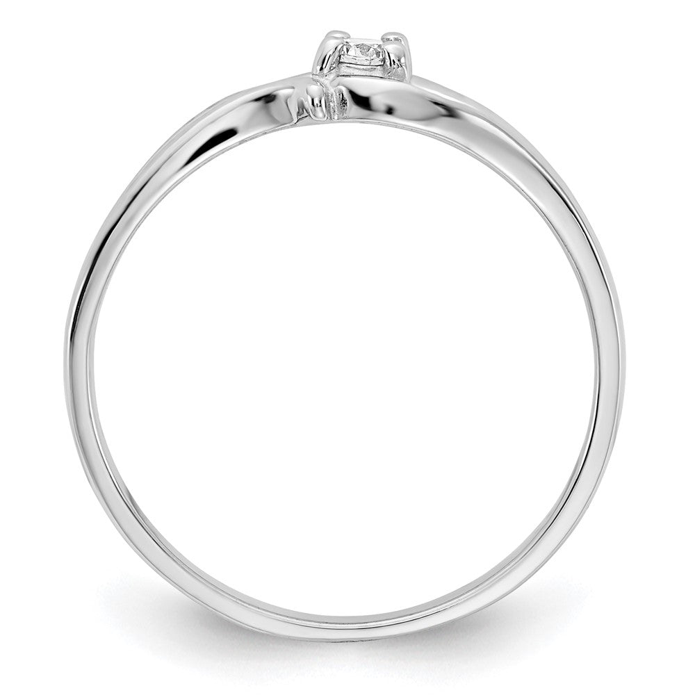 14k White Gold VS Diamond ring