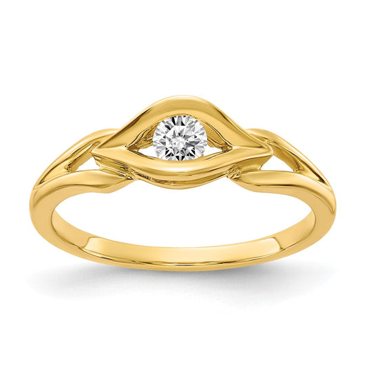 14k A Diamond ring