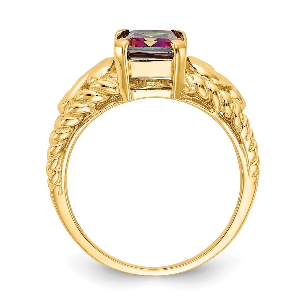 14k Mystic Topaz Ring