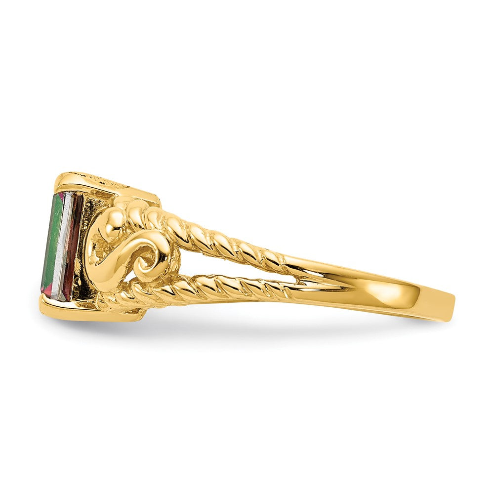 14k Mystic Topaz Ring