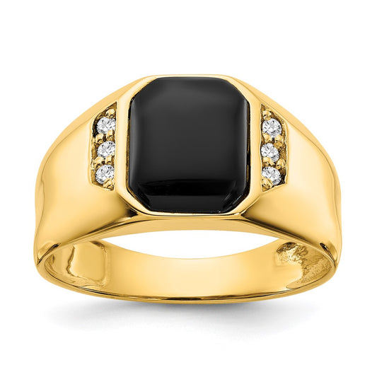 14k AAA Diamond Ring