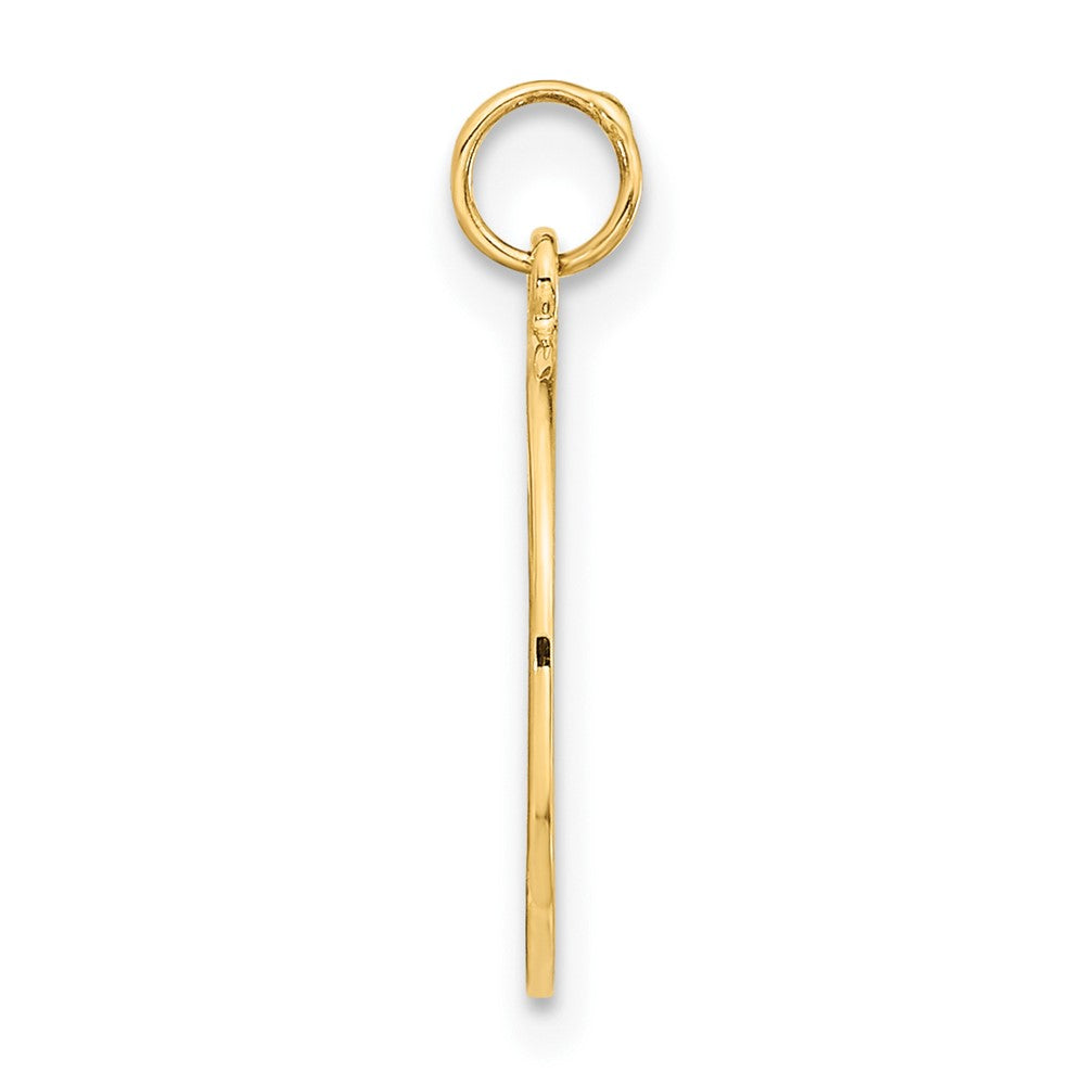 14k Antiqued Compass Pendant