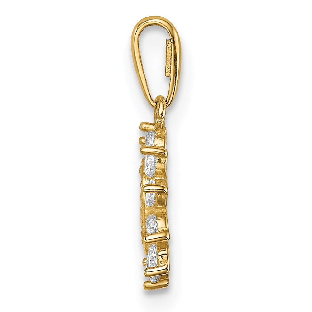14K Our of Guadalupe CZ Pendant