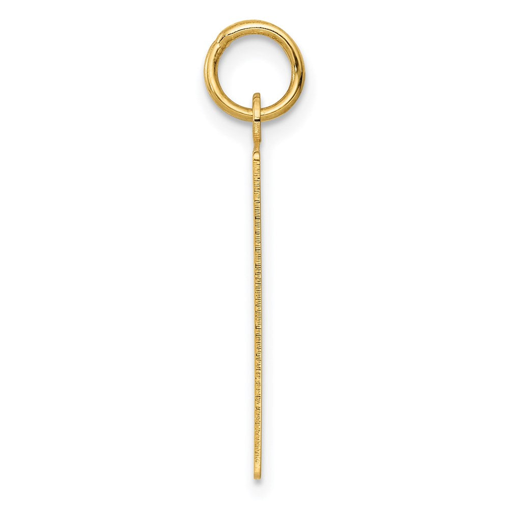 14k Friday the First Day Calendar Pendant