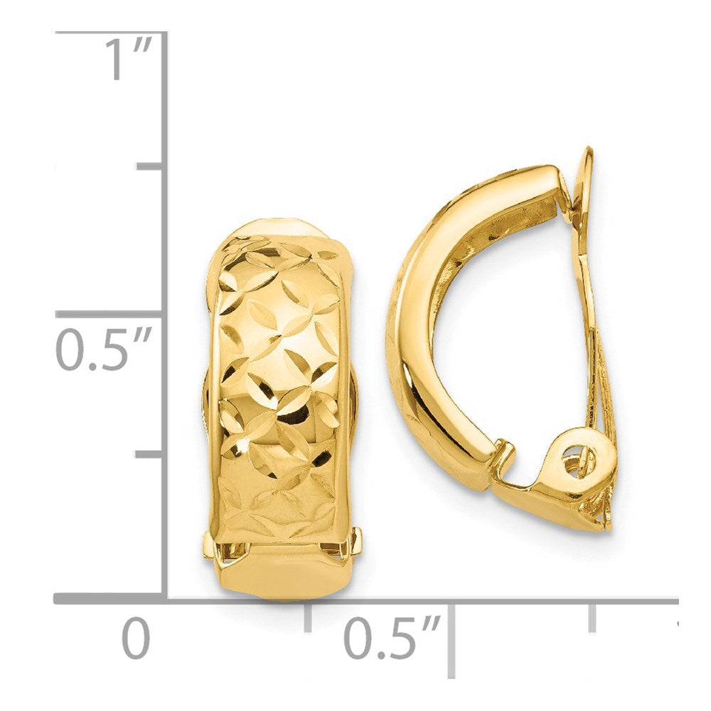14k Non-Pierced Earrings