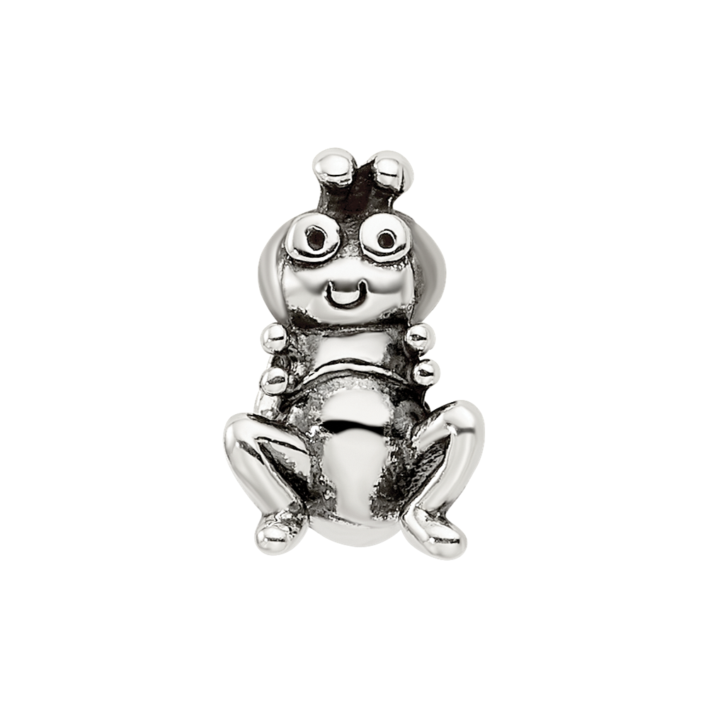 Sterling Silver Reflections Grasshopper Bead