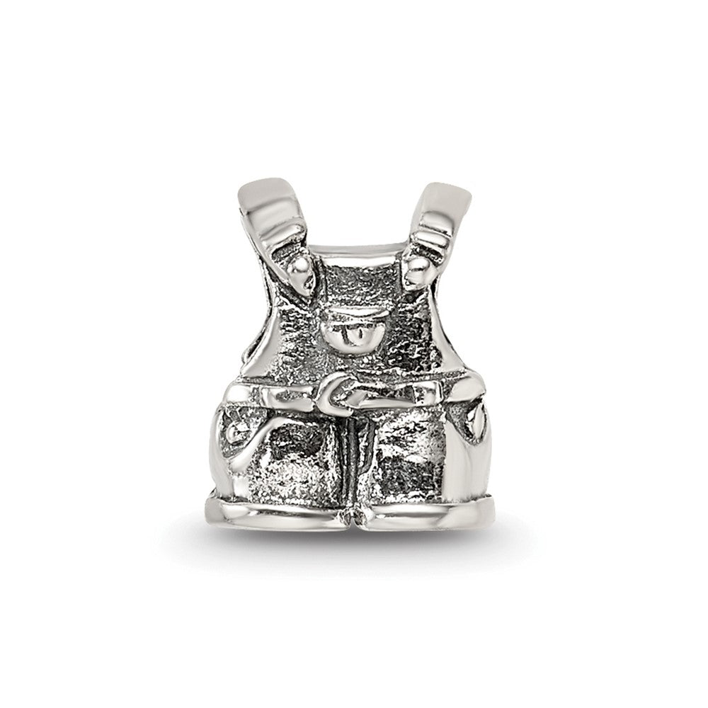 Sterling Silver Reflections Overalls Bead