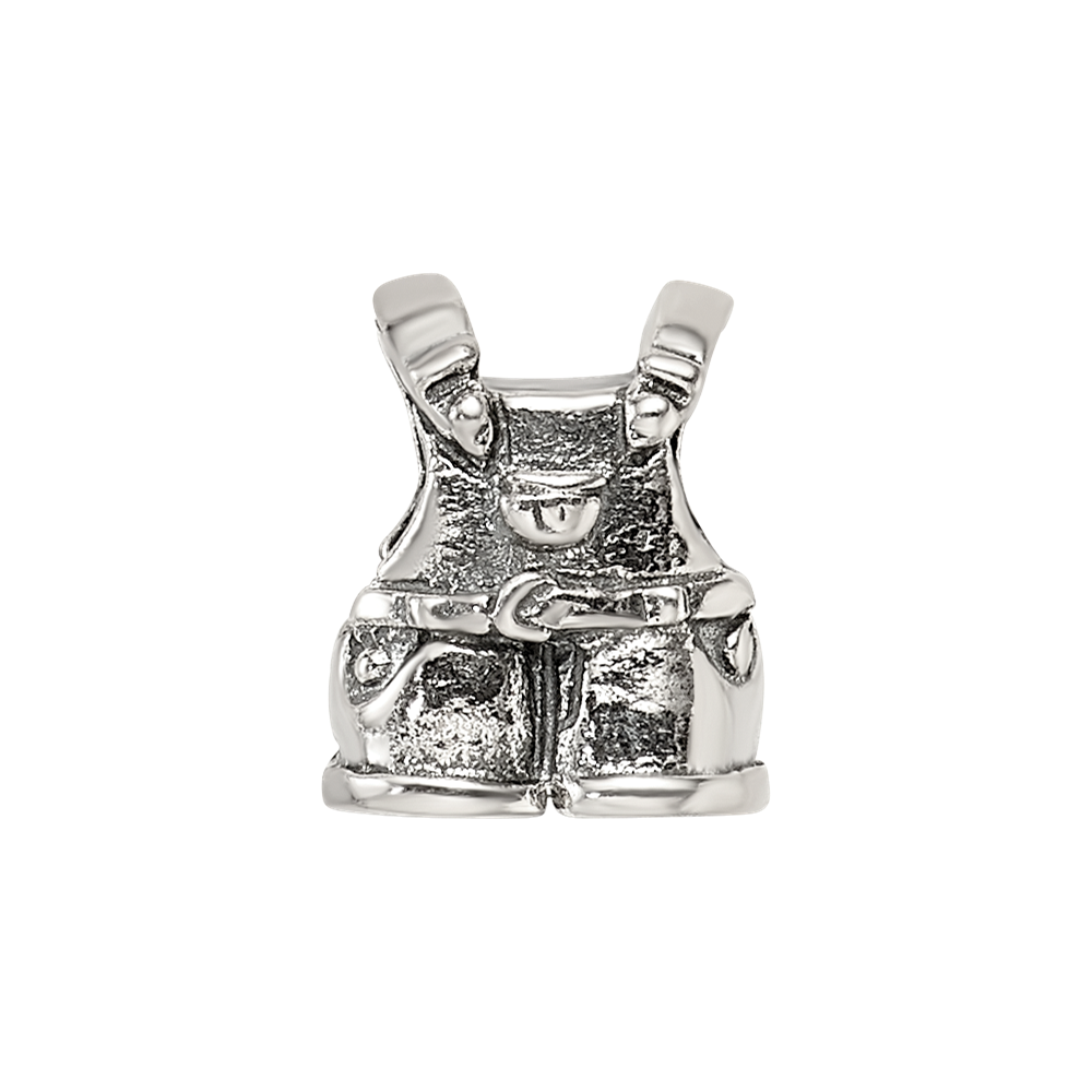 Sterling Silver Reflections Overalls Bead