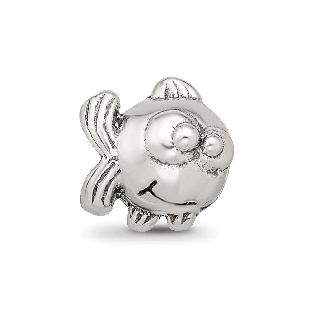 Sterling Silver Reflections Fish Bead