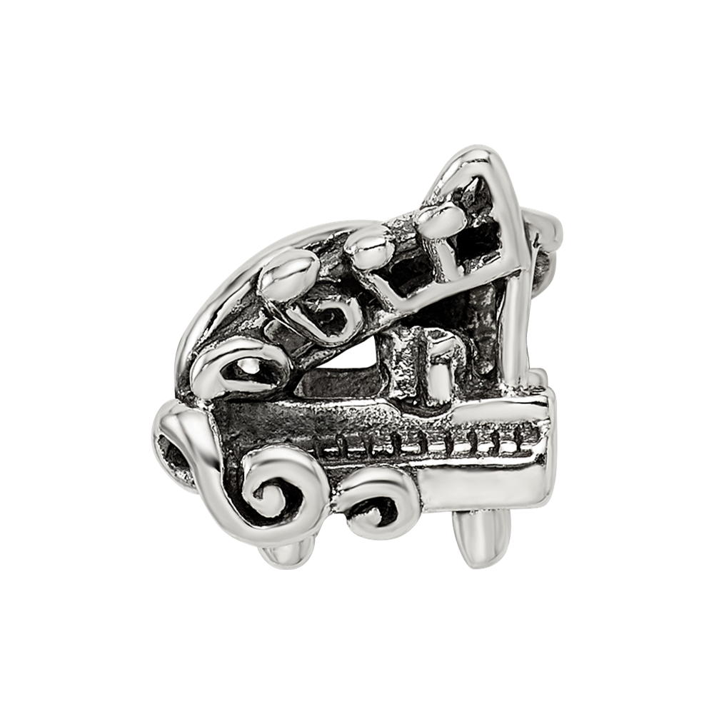 Sterling Silver Reflections Grand Piano Bead