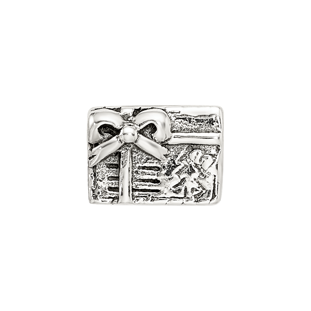 Sterling Silver Reflections Christmas Present Bead