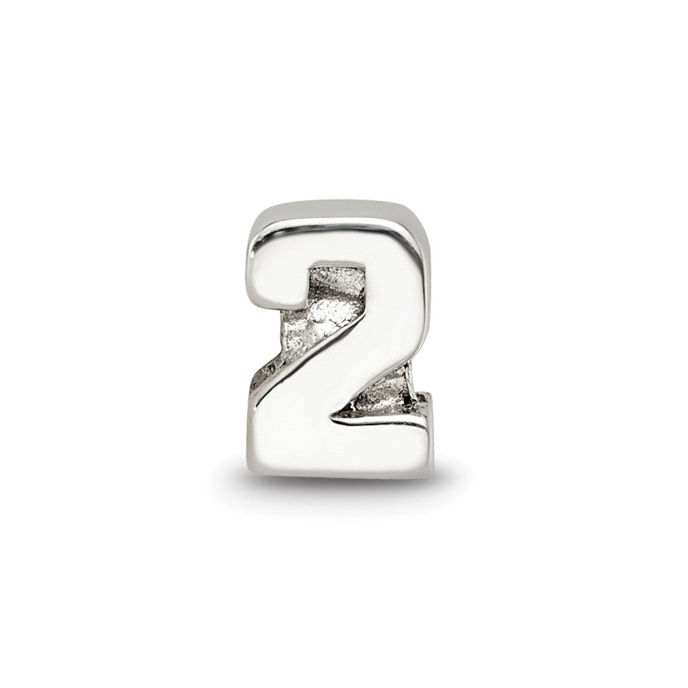 Sterling Silver Reflections Number 2 Bead
