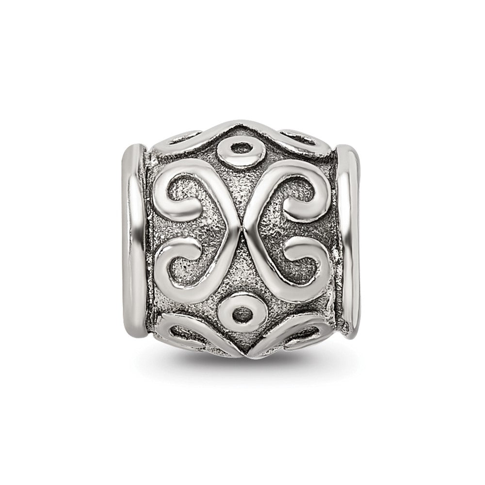 Sterling Silver Reflections Scroll Bali Bead