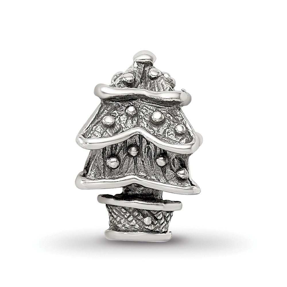 Sterling Silver Reflections Christmas Tree Bead