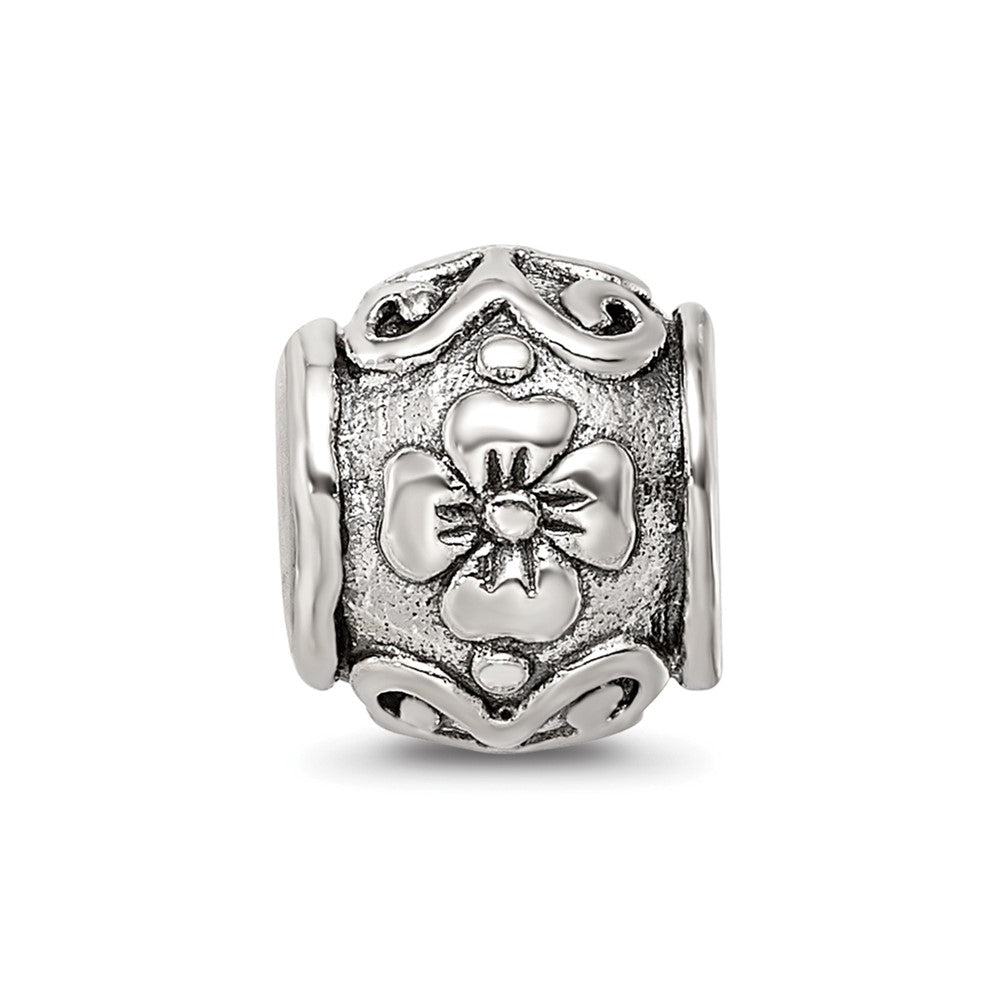 Sterling Silver Reflections Floral Bead