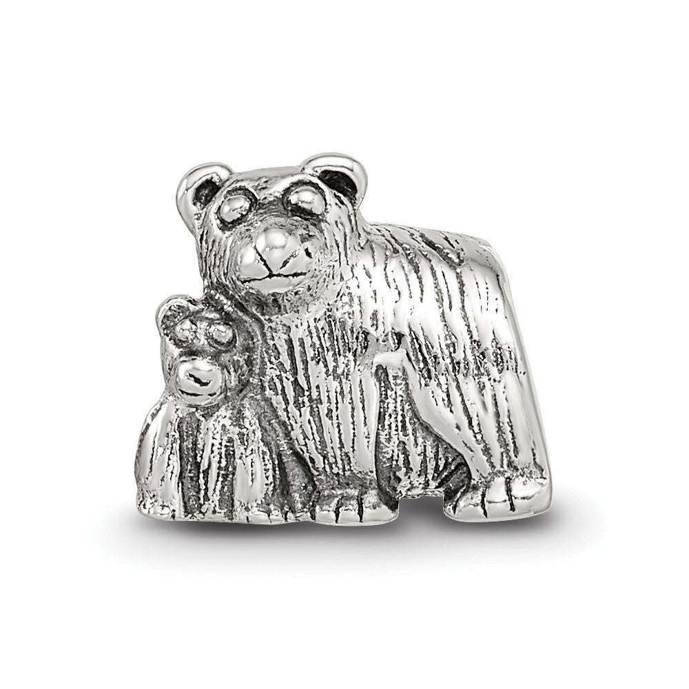 Sterling Silver Reflections Mama & Bear Bead
