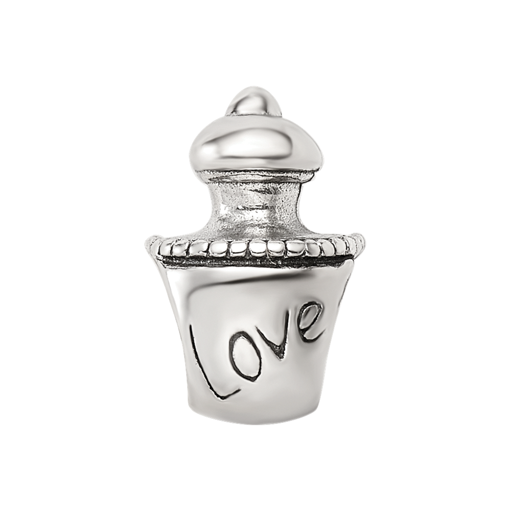 Sterling Silver Reflections Love Perfume Bottle Bead