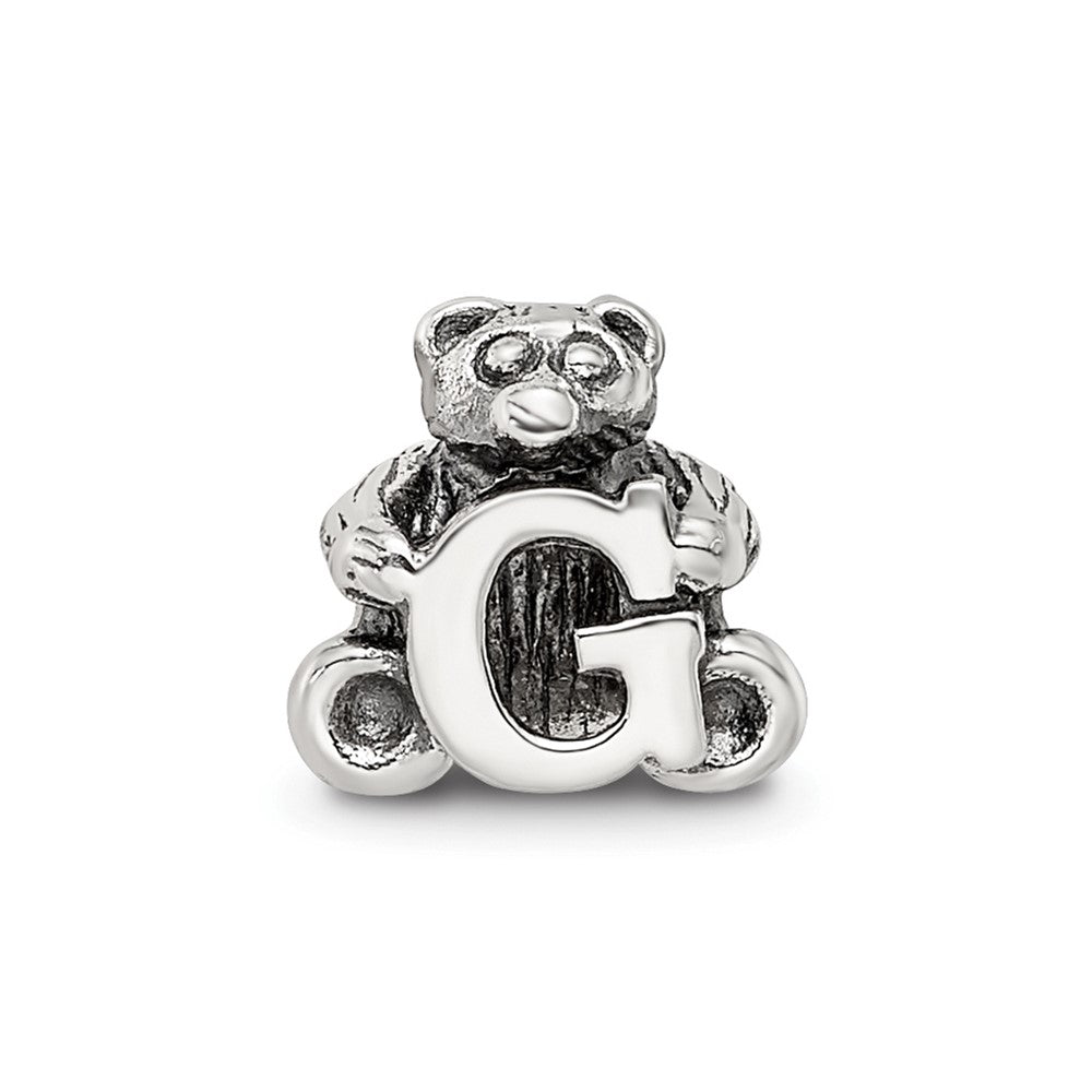 Sterling Silver Reflections Letter G Bead