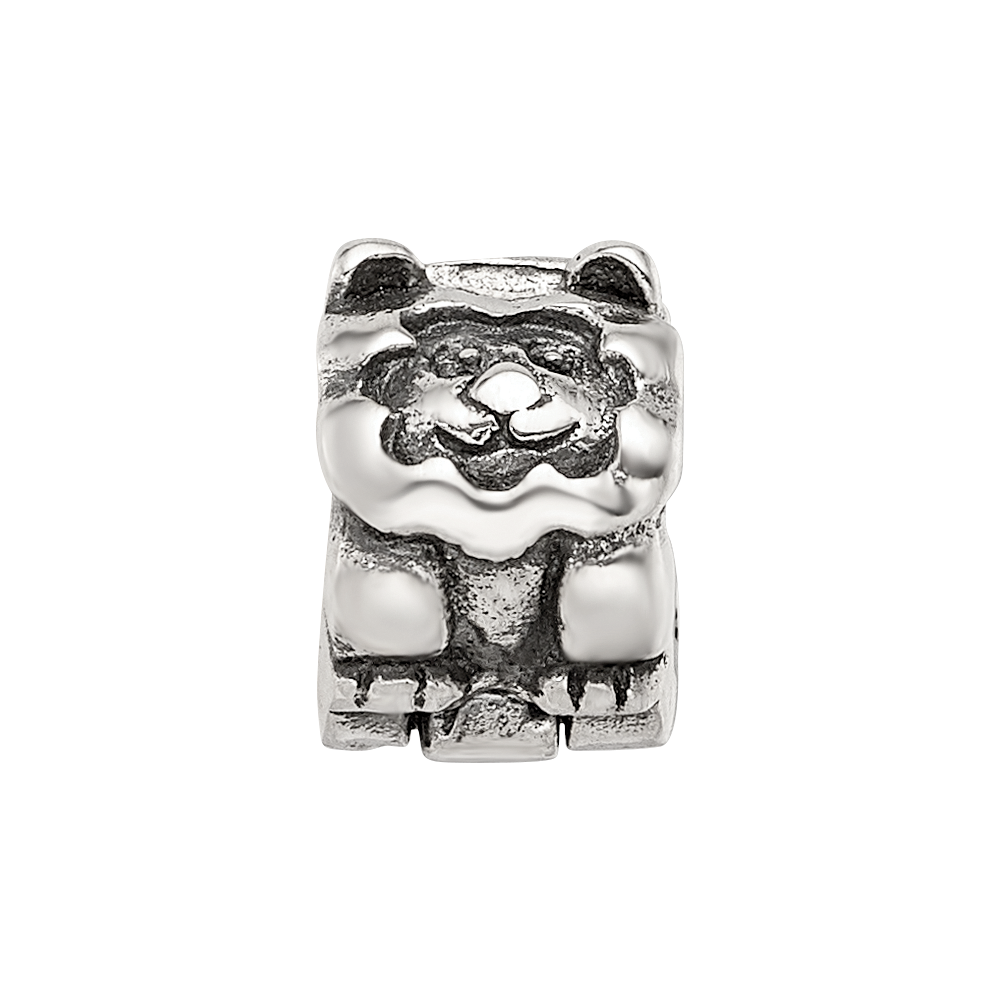 Sterling Silver Reflections Lion Clip Bead