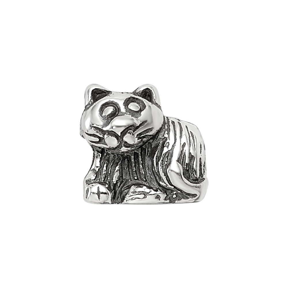 Sterling Silver Reflections Kitten Bead
